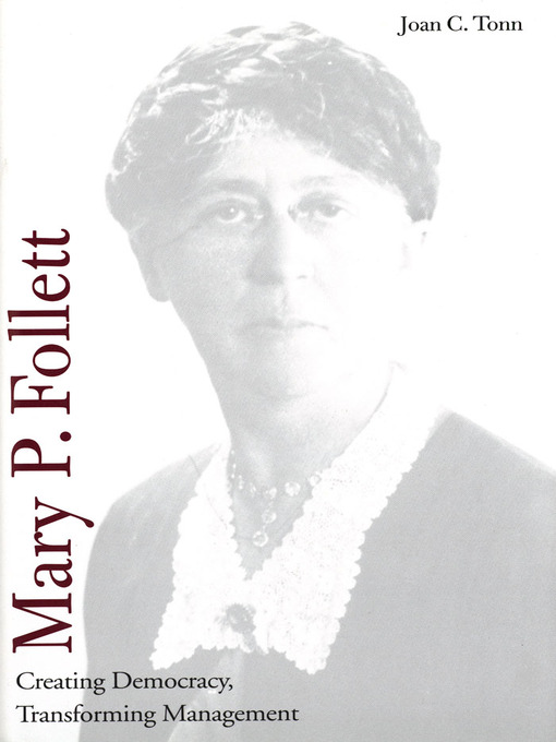 Title details for Mary P. Follett by Joan C. Tonn - Available
